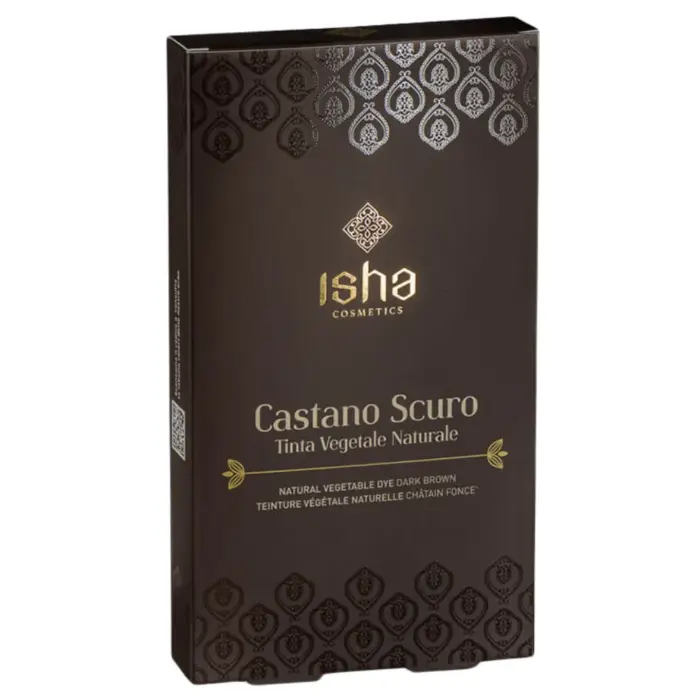 Isha Cosmetics Tinte Vegetal Natural Castano Scuro 100g